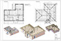 Balkenlage und Dachkonstruktion